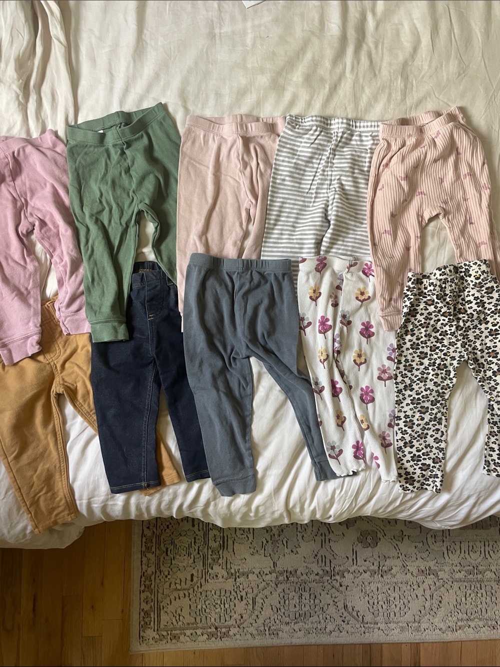 Baby girl 18month leggings pants bundle